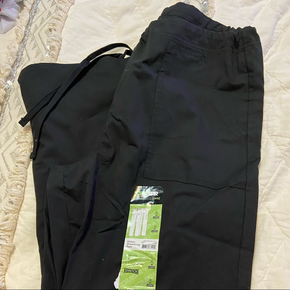 Black Scrub Pants